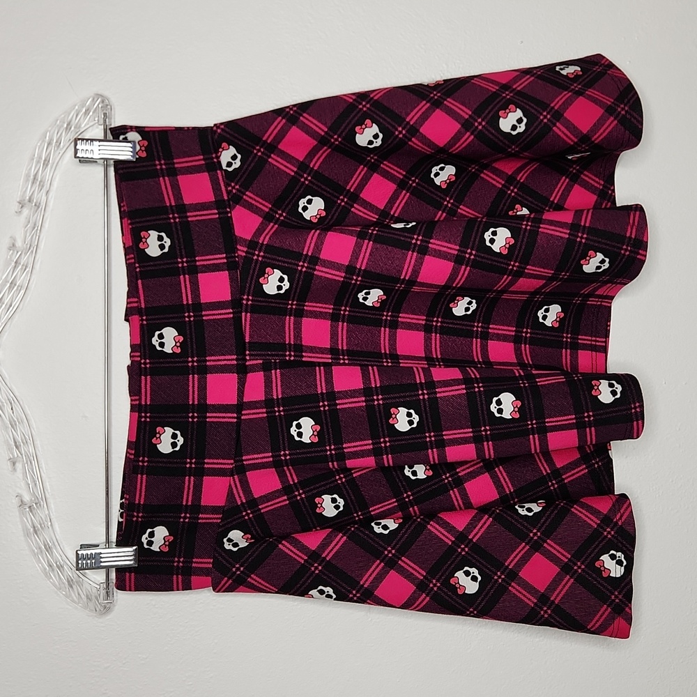 Hot Topic Monster High Uniform GothicSkull Skirt - Picture 6 of 8